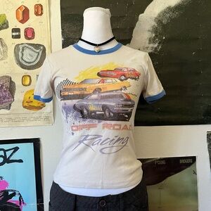 🏁 Urban Outfitters "Off Road Racing" Baby Tee 🏁